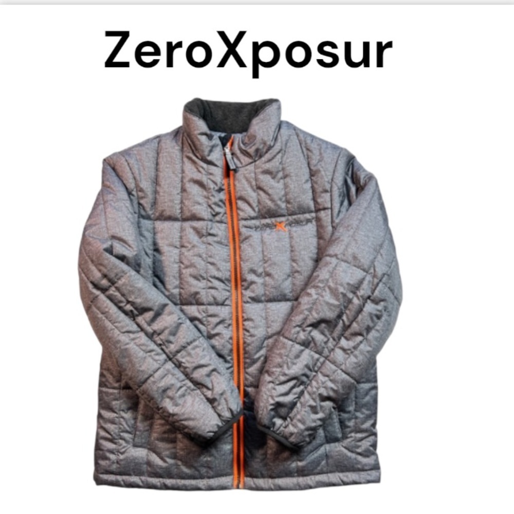 ZeroXposur Boys Sterling Hoodless Winter Jacket Size Medium 10-12